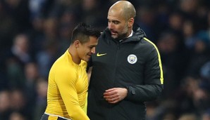 Alexis Sanchez würde bei Manchester City auf seinen ehemaligen Trainer Pep Guardiola treffen