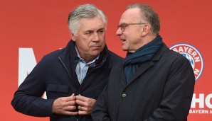 Karl-Heinz Rumminge und Carlo Ancelotti könnten laut dessen Biograph Stress bekommen