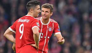 Robert Lewandowski und Thomas Müller sind Bayerns einzige Optionen auf der Mittelstürmerposition