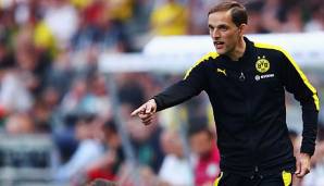 Thomas Tuchel als BVB-Coach an der Seitenlinie