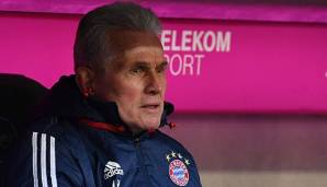 Jupp Heynckes auf der Trainerbank des FCB