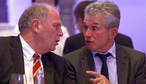 Uli Hoeneß würde Jupp Heynckes gerne über das Saisonenede hinaus als Trainer behalten.