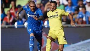 Nicola Sansone am Ball für Villarreal