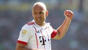 Robben gewann mit dem FC Bayern den siebten Meistertitel seiner Karriere.