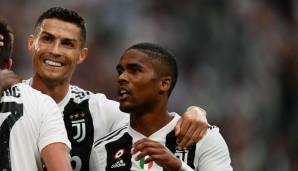 Douglas Costa spielt bei Juve jetzt mit Cristiano Ronaldo zusammen.