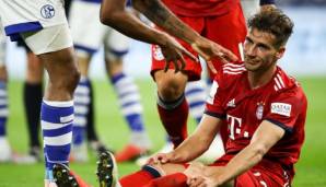 Leon Goretzka vom FC Bayern München spielte gegen den FC Schalke 04 als Linksverteidiger.