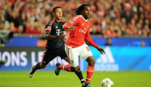 Renato Sanches spielte 2016 noch für SL Benfica gegen den FC Bayern.