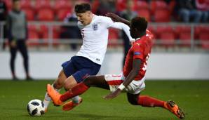 Bobby Duncan im Trikot der englischen Nationalmannschaft