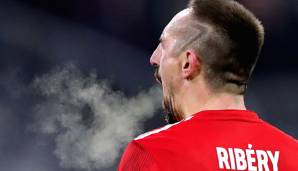 Franck Ribery erzielte in seinen vergangenen drei BL-Einsätzen vier Tore.