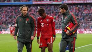 Kingsley Coman verletzte sich gegen Hertha BSC am Oberschenkel.