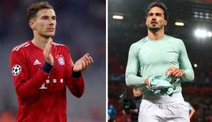 Drohen am Samstag auszufallen: Leon Goretzka (links) und Mats Hummels (rechts) sind angeschlagen.