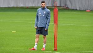 Robert Lewandowski nahm am Montag nicht am Mannschaftstraining teil.