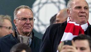 Karl-Heinz Rummenigge stellte sich nach dem Sieg in Mönchengladbach den Fragen der Presse.