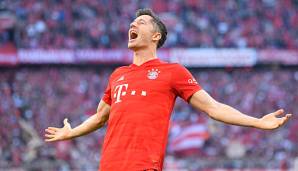 Bayern Münchens Torjäger Robert Lewandowski.