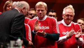 Oliver Kahn wurde auf der Jahreshauptversammlung von den Mitgliedern gefeiert.