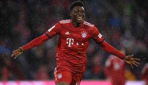 Platz 4: Alphonso Davies am 17. März 2019 gegen den 1. FSV Mainz 05 (18 Jahre, 4 Monate, 15 Tage).