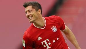 Robert Lewandowski erzielte drei Tore gegen Eintracht Frankfurt.