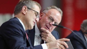 Jan-Christian Dreesen und Karl-Heinz Rummenigge.