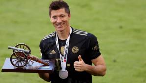 Robert Lewandowski hat in der abgelaufenen Bundesliga-Saison mit 41 Toren einen neuen Rekord aufgestellt.