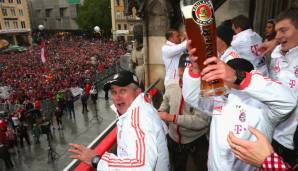 Die Meisterfeier in München auf dem Marienplatz ist Tradition.