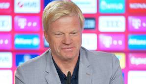 Vorstandsboss Oliver Kahn eröffnet die neue Saison mit einer Pressekonferenz.