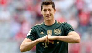 Robert Lewandowski vom FC Bayern München erkennt bei seiner Spielweise Ähnlichkeiten zu der der niederländischen Sturmlegende Marco van Basten.