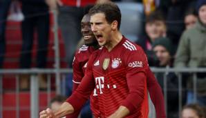 PLATZ 12: LEON GORETZKA - Durchschnittsnote: 3,14 (18 bewertete Spiele). Auch unter Nagelsmann ist Goretzka unumstrittener Stammspieler im zentralen Mittelfeld. Sofern er denn zur Verfügung steht, was zuletzt seltener der Fall war.