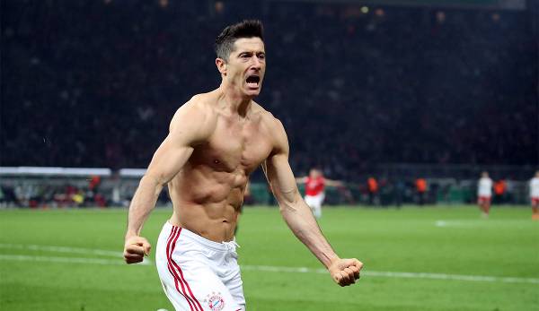 Bestens austrainiert: Robert Lewandowski.