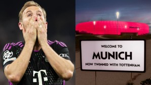 Harry Kane Munich twinned Tottenham