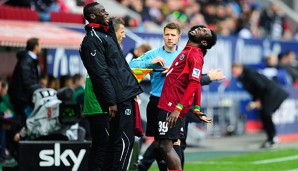 Mame Diouf und Hannover 96 konnten sich über die frühe Führung freuen