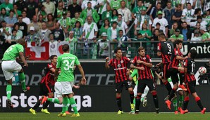 Naldo brachte die Eintracht mit seinem Freistoß in Führung