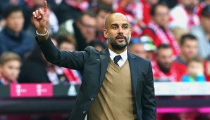 Pep Guardiola holte mit dem FC Bayern München den 1000. Sieg in der Bundesliga