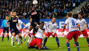 Anthony Modeste traf mit einem Kopfball in der ersten Halbzeit nur die Latte