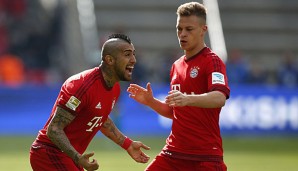 Arturo Vidal hat die Bayern gegen Hertha mit seinem Treffer auf Kurs gebracht