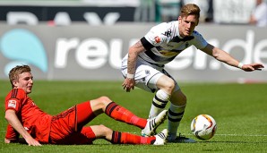 Andre Hahn traf gleich zwei Mal gegen den direkten Konkurrenten