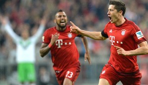 Robert Lewandowski gelang als 14. Spieler der Bundesligageschichte ein Fünferpack