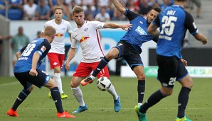 Timo Werner war einer der auffälligsten Akteure bei RB Leipzig