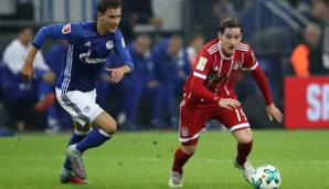 Leon Goretzka (l.) trifft auf seine zukünftigen Kollegen um Sebastian Rudy