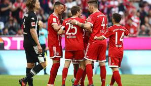 Sandro Wagner brachte die Bayern mit seinem Doppelpack kurz vor der Halbzeit in Führung.