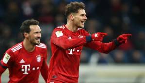 Leon Goretzka traf gleich doppelt beim Rückrundenauftakt in Hoffenheim.