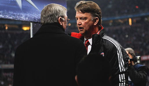 Alex Ferguson (l.) gewann mit Mancherster United 1999 und 2008 die Champions League