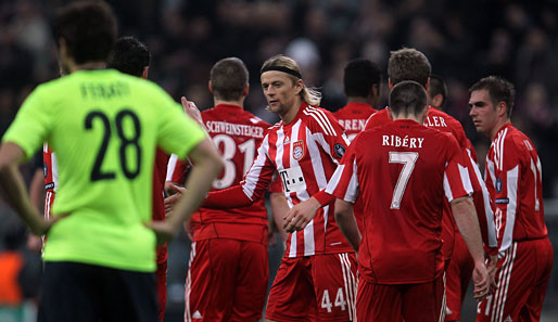 Anatolij Tymoschtschuk (Nr. 44) erzielte das zwischenzeitliche 2:0 für den FC Bayern