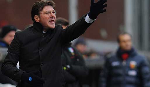 Neapel-Trainer Walter Mazzarri hat sich nicht immer im Griff