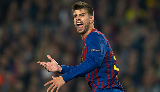 Gerald Pique musste mit dem FC Barcelona gegen Real Madrid eine bittere Niederlage einstecken