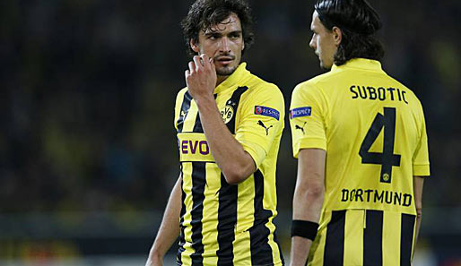 Mats Hummels und Neven Subotic spielten gegen Mainz erstmals nach 6 Wochen wieder miteinander