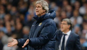 Seit dieser Saison trainiert Manuel Pellegrini bei Manchester City