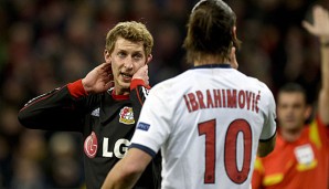 Stürmer unter sich: Bayers Stefan Kießling (l.) und Zlatan Ibrahimovic