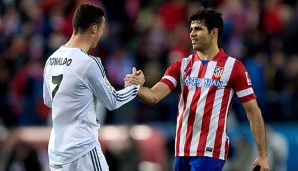 Cristiano Ronaldo und Diego Costa dürften sich am Samstag nicht auf dem Platz begegnen