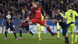 Marc-Andre ter Stegen machte bei der Niederlage gegen Paris keine gute Figur