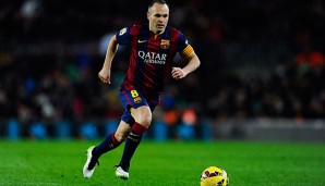 Andres Iniesta trifft mit Barca im Champions League Achtelfinale auf Manchester City